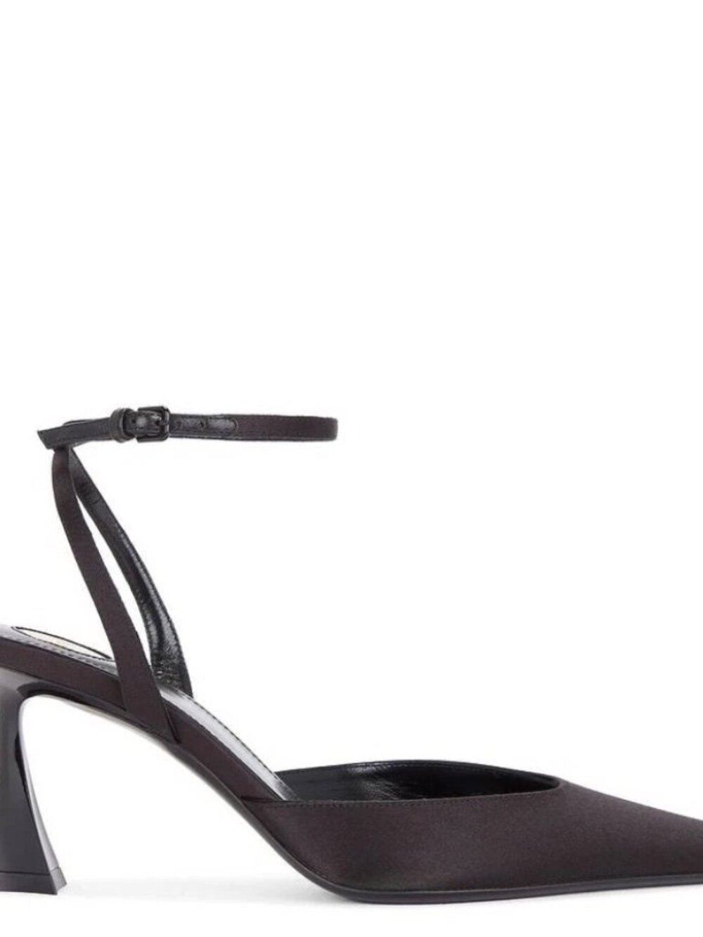 Saint Laurent Aimee Satin Slingback Pumps Size 36 NIB